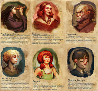 Characters colorful pages image description - free fantasy wallpaper for tablet