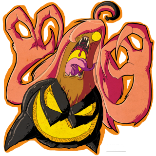 Cartoon hat pumpkin jacket shirt - spooky free wallpaper for tablet