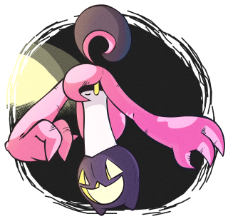 Pink purple cartoon shock moon - spooky free wallpaper for tablet