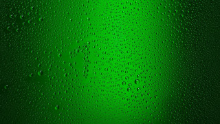 Green background water drops black 2 - a green background free wallpaper