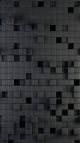 Black white clock wall squares - square free wallpaper for mobile
