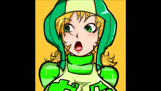 Cartoon woman green hat dress - a green hat free wallpaper