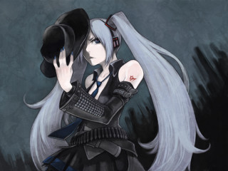 Gothic ayu hatsune miku verylonghair - outfit free wallpaper