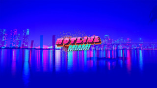 Neon hotline miami synthwave city - night free wallpaper