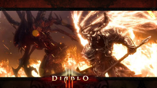 Demonic demon background flames standing - cinematic concept art free wallpaper