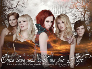 Women group sky trees clouds - a sky free wallpaper for desktop