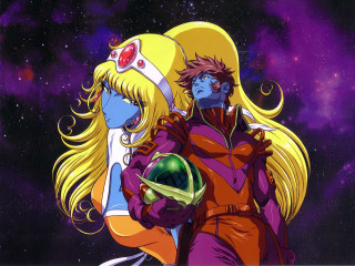 Anime couple galaxy background stars - cosmo alexander free wallpaper