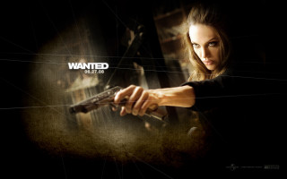 Woman holding gun wanted sign - serial free wallpaper for desktop