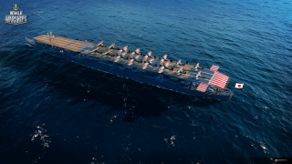 Large boat people flag water - a flag free wallpaper