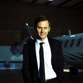 Man suit tie plane hangar - a man in a suit free wallpaper for tablet