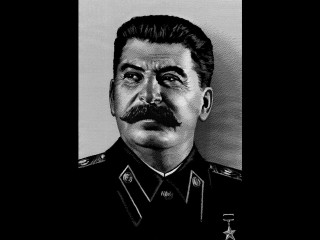 Man uniform mustache black white - socialist free wallpaper