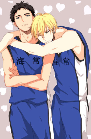 Anime couple hugging hearts pink - free valentines wallpaper