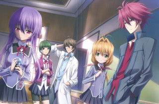 Anime characters group room cell - a room together free wallpaper