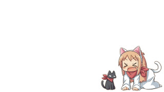 Cat anime kemonomimi blush furry - anime free wallpaper