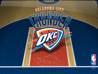 Oklahoma thunder logo basketball court - a basketball court free wallpaper