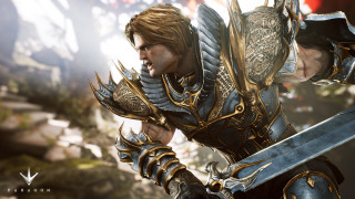 Man armor sword holding large - a large sword free wallpaper