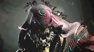 Strange creature red black face - strange free wallpaper for desktop