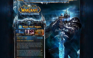 World of warcraft game web - a web page free wallpaper