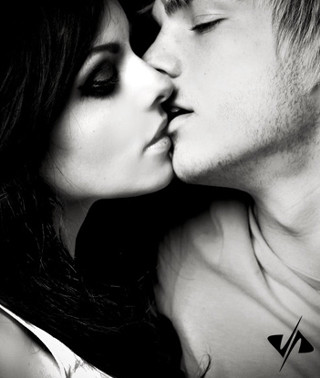 Man woman kissing eyes closed 6 - their nose free wallpaper