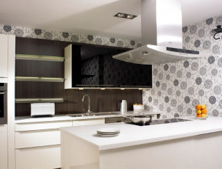 Kitchen stove modern interior design 3 - a kitchen free wallpaper