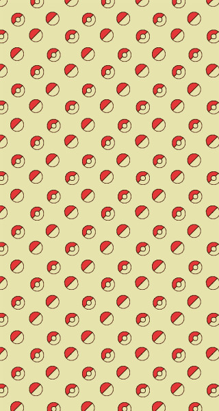 Yellow background red circles red - a red dot free wallpaper