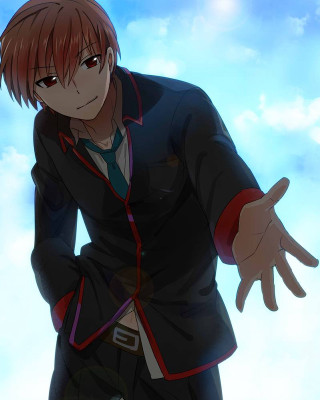 Man suit tie blue sky - ufotable free wallpaper for mobile