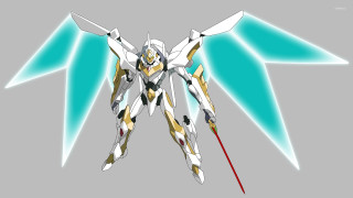 Robot sword wings stylized image - image of a robot free wallpaper
