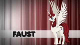 White unicorn red manes wings - llustration free wallpaper