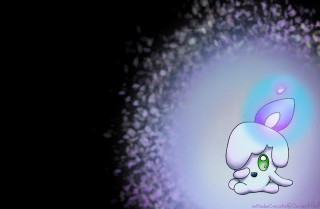 Cartoon character purple background blue 2 - luminous free wallpaper for desktop