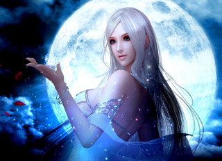 Blue dress woman red ball - a blue dress holding free wallpaper