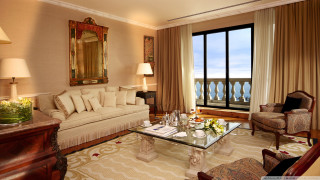 Living room art deco luxury - a large window free wallpaper for desktop