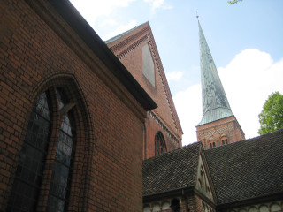 Church steeple clock tower side - the side of its free wallpaper