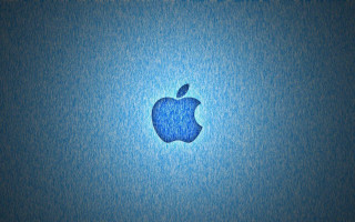 Apple logo blue background blue - an apple logo free wallpaper