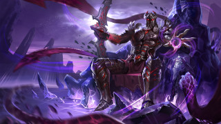 Armor sword demon glowing night - back and a demon free wallpaper