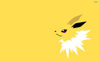 Yellow background pikachu face black - shock art free wallpaper