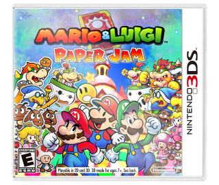Mario luigi paper jam nintendo 2 - dan content free wallpaper