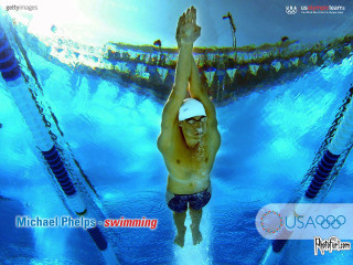 Man swimming cap hands up 2 - darrell riche free wallpaper