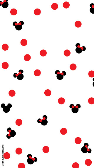 Mickey mouse polka dot pattern - kinetic free wallpaper for mobile