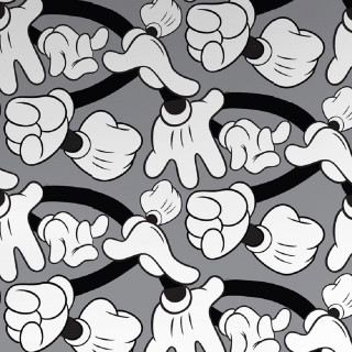 Cartoon black white pattern expressions - kaw free wallpaper