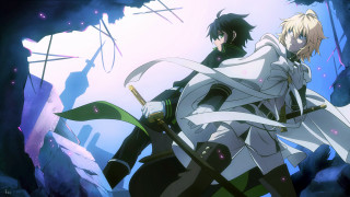 Anime couple forest sword sky 2 - neoromanticism free wallpaper for desktop