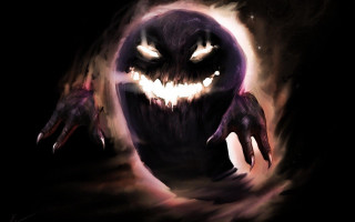 Creepy monster glowing eyes fangs - elden ring free wallpaper