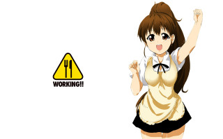 Maid outfit knife fork sign - a knife free wallpaper