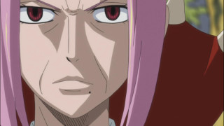Man pink hair blue eyes - face free wallpaper for desktop