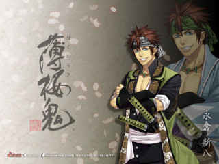 Anime characters asian writing flowers - a background of flowers free wallpaper