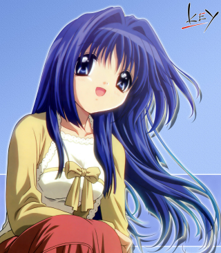 Girl blue hair ledge ayuoko - a ledge free wallpaper for tablet