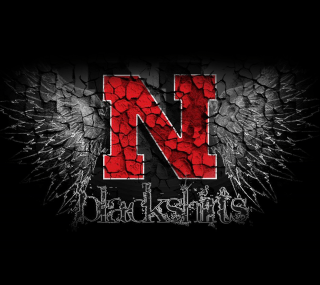 Red letter n wings black - black arts movement free wallpaper