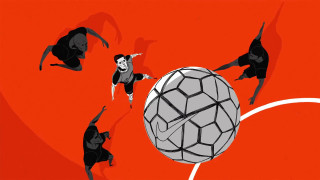 Group people playing ball court - a court free wallpaper