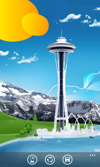 Tall tower sky mountains blue - free mountains wallpaper