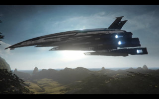 Futuristic fighter jet mountain range - over a mountain range in the sky free wallpaper