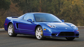 Blue sports car road forest - a forest of trees and bushes free wallpaper